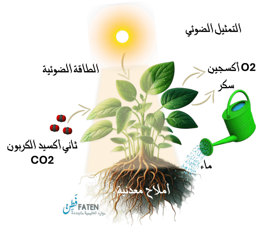 التَّمْثِيلُ الضَّوْئِيُّ: سِرُّ الحَيَاةِ الخَضْرَاءِ